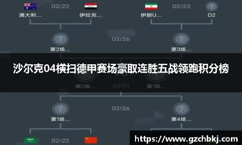 沙尔克04横扫德甲赛场豪取连胜五战领跑积分榜